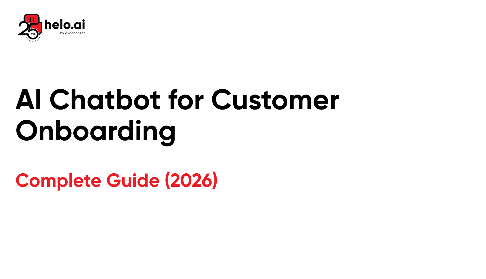 AI Chatbot for Customer Onboarding